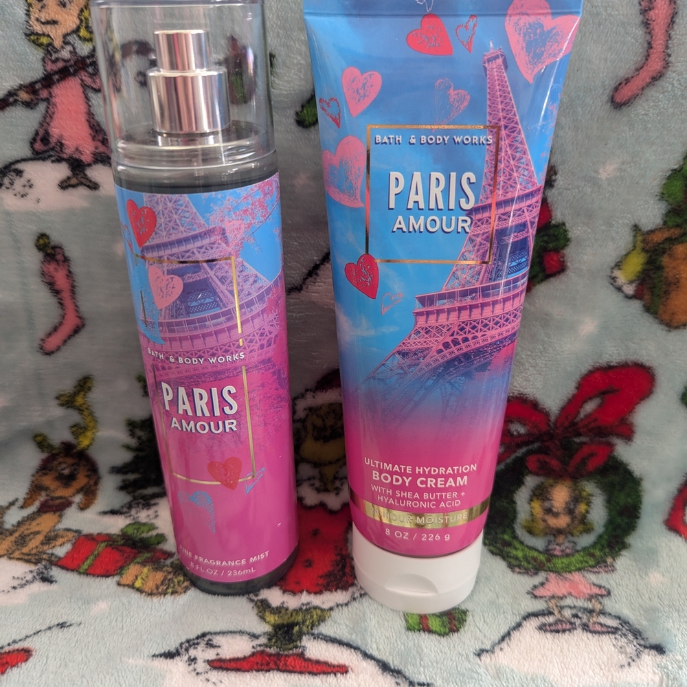 Bath & Body Works - Emily In Paris - Paris Amour Set - New